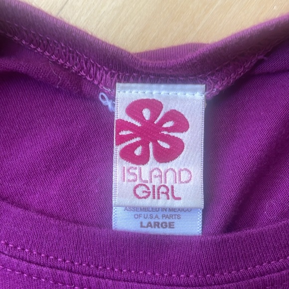 EUC Girls Hawaiian t-shirt - Picture 3 of 3